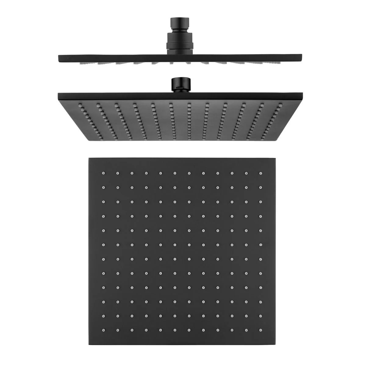 Cavallo 250mm Shower Head: Finished With Wide Spray-Matte Black-SR135.02