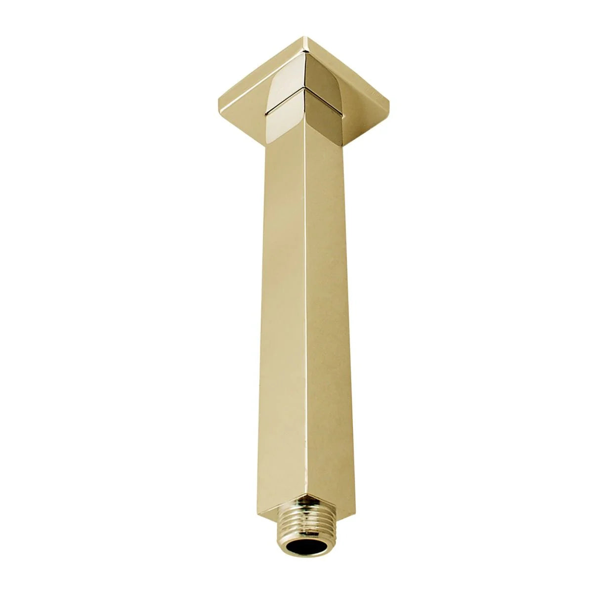 Cavallo Square Ceiling Shower Arm: Sleek Modern Design for Stylish Showers-SE03.04-200mm-Brushed Yellow Gold