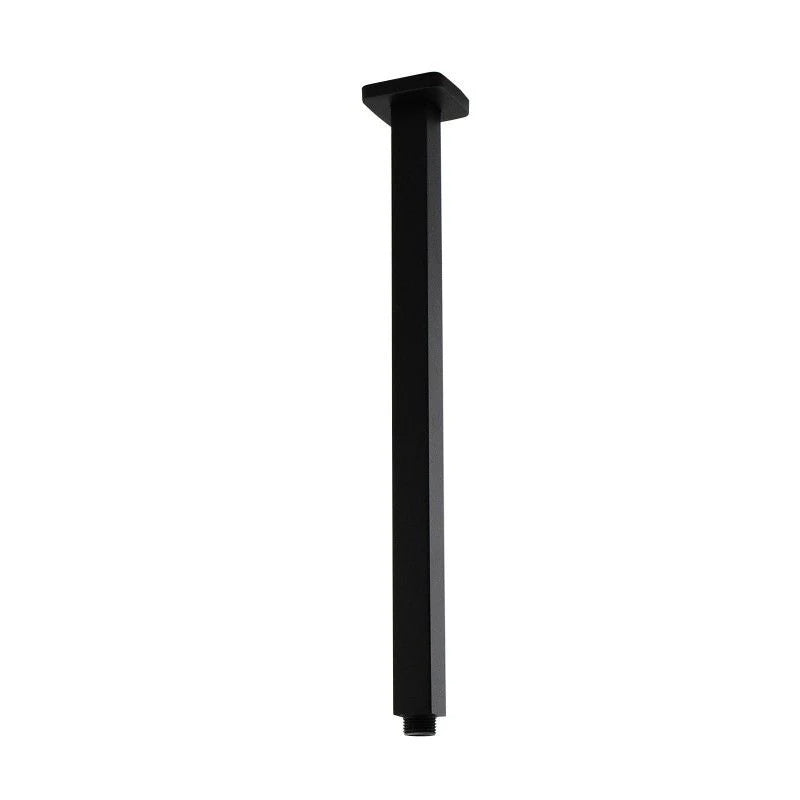 Cavallo Square Ceiling Shower Arm: Sleek Modern Design for Stylish Showers-SE17.02-400mm-Matte Black