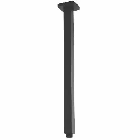 Cavallo Square Ceiling Shower Arm: Sleek Modern Design for Stylish Showers-SE17.06-400mm-Gun Metal Grey