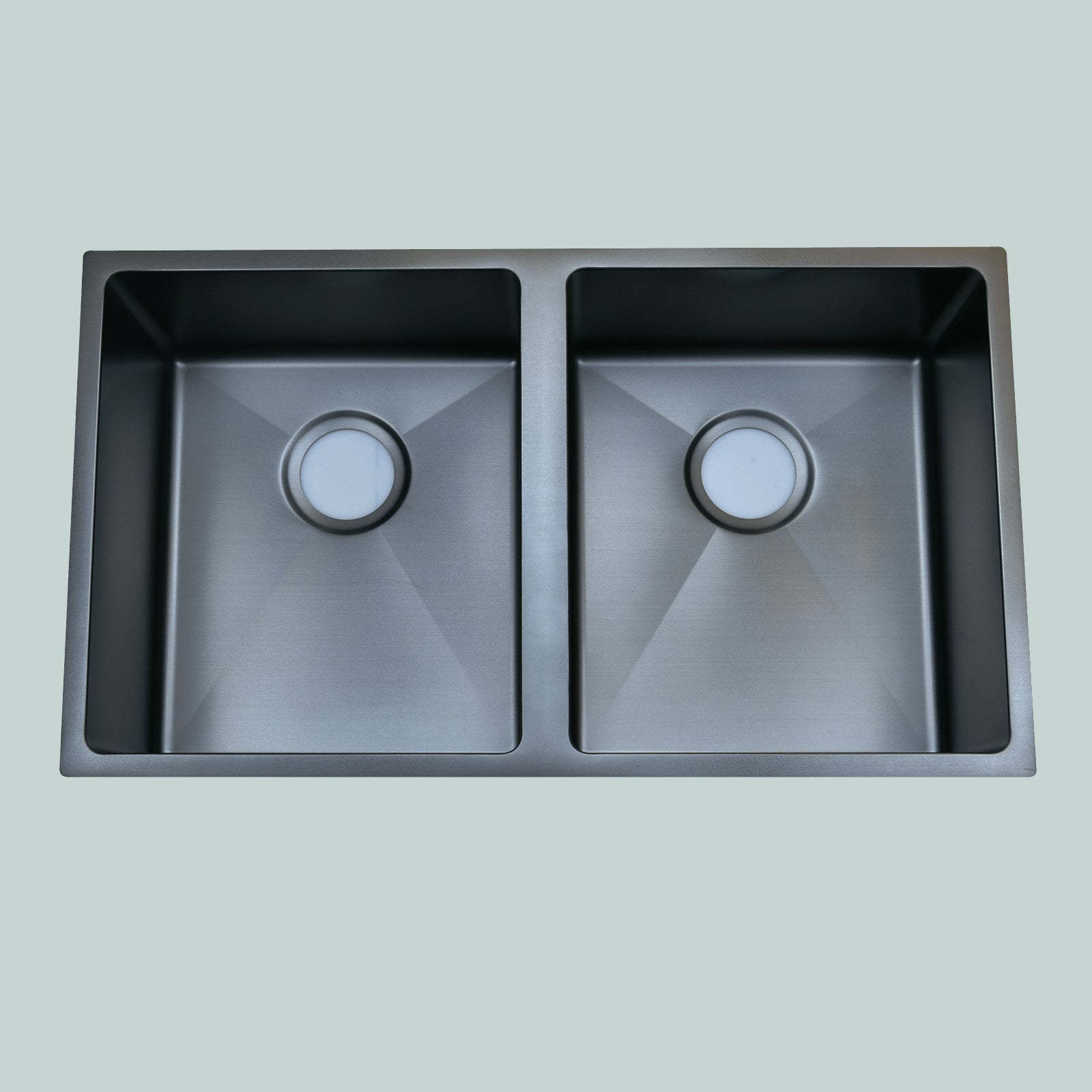 ECT Global Double Bowl Undercounter Sink - Stainless Steel SS7645GB