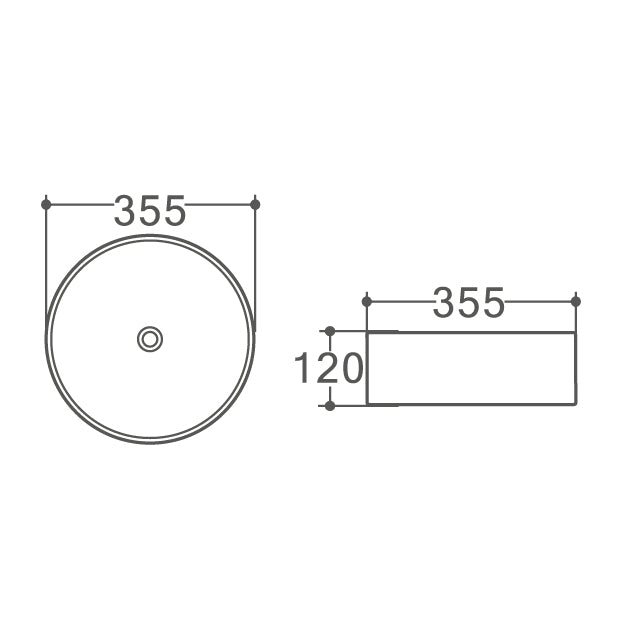 ECT Global JAMIE Basin: Above-Counter Chic WB3535