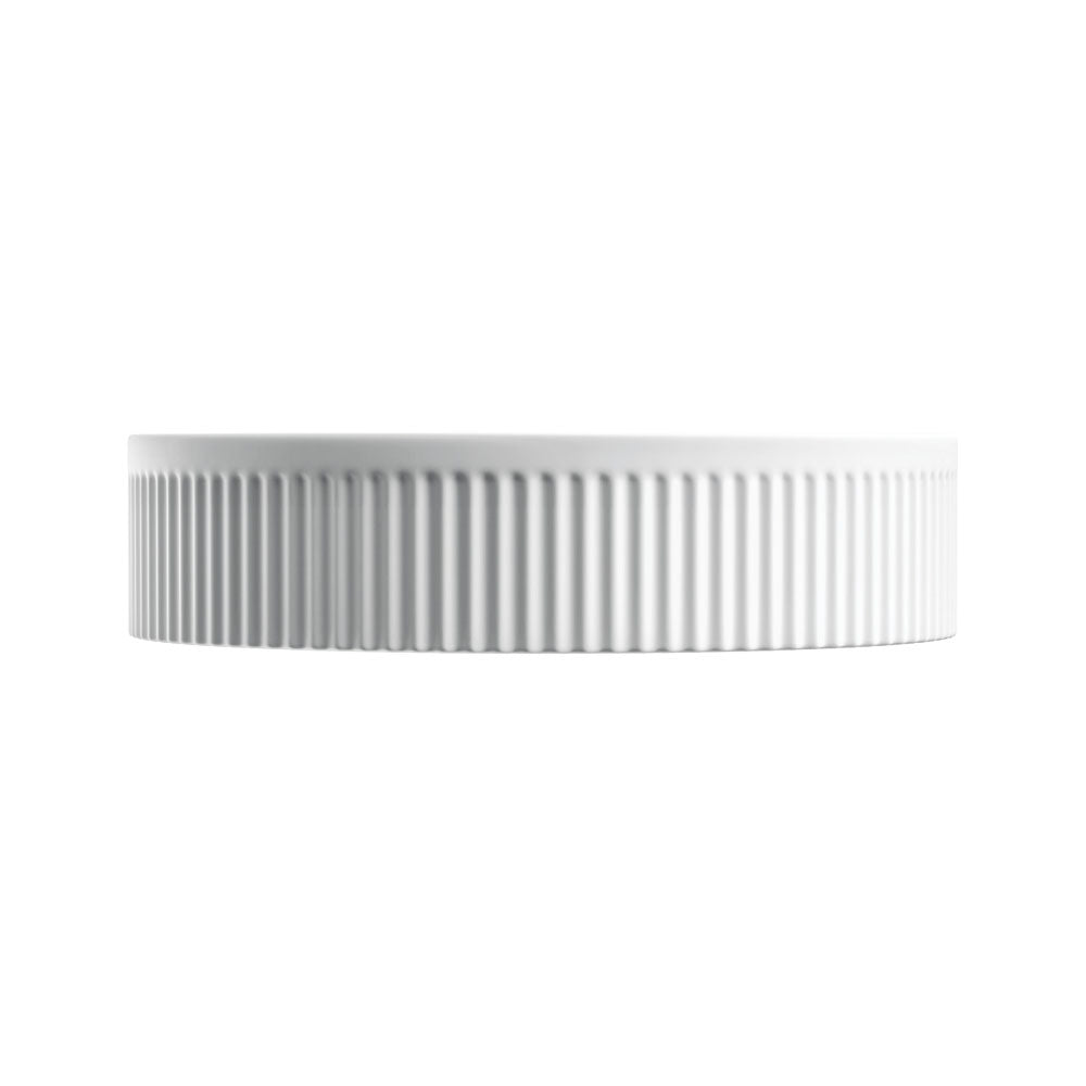 Fienza Eleanor Arch Above Counter Fluted Basin, Matte White