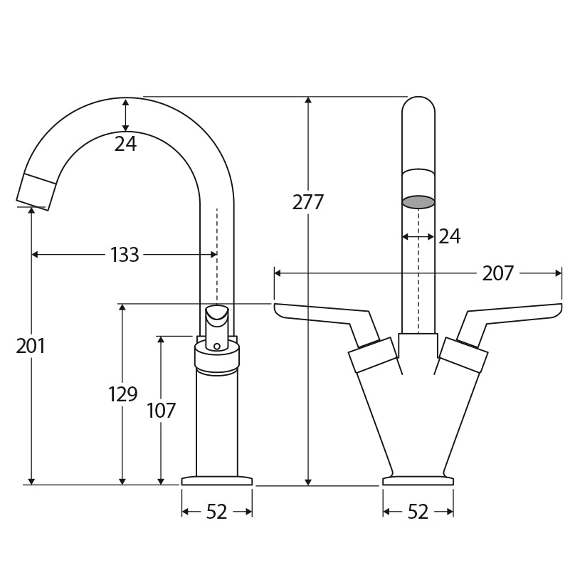 Fienza Chloe Basin Mixer