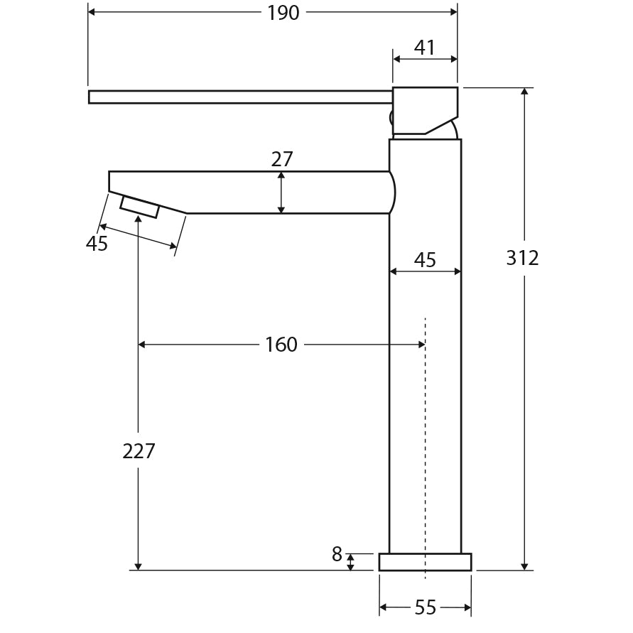 Fienza Isabella Care Tall Basin Mixer