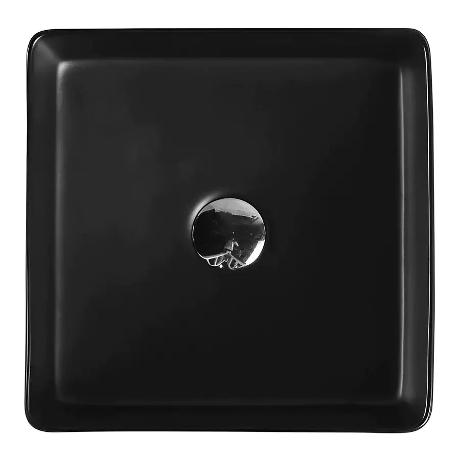 360mm Matte Black Ceramic Basin: Sleek and Stylish