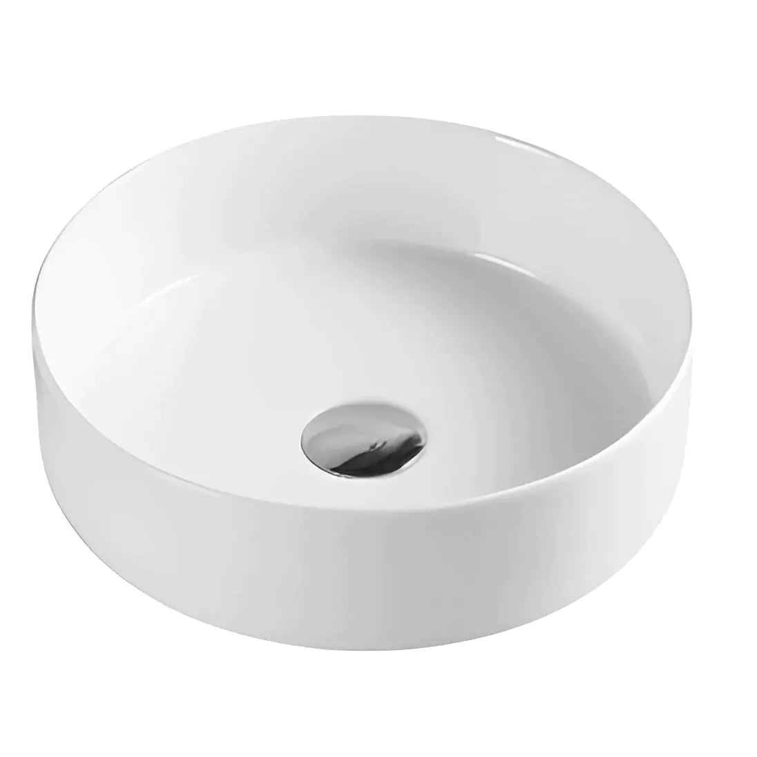 Fine Ceramic Basin: White Basin with Smooth Finish-346MM-Matte White-PA3535MW