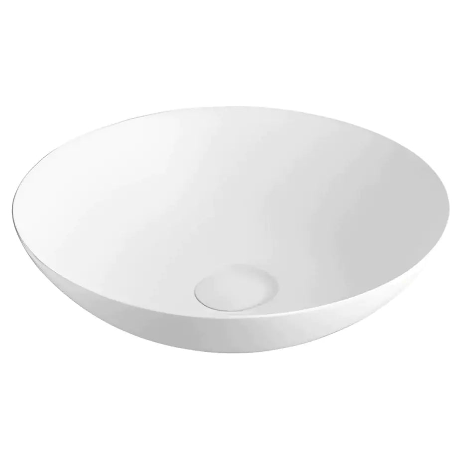 Fine Ceramic Basin PA4040: Elegant and Modern Bathroom Sink-Matte White-PA4040MW