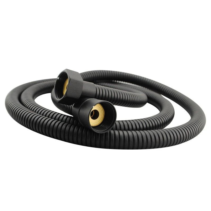 1500mm Flexible Shower Hose: A Coiled Versatile Hose for Showers-Black-SH150-B