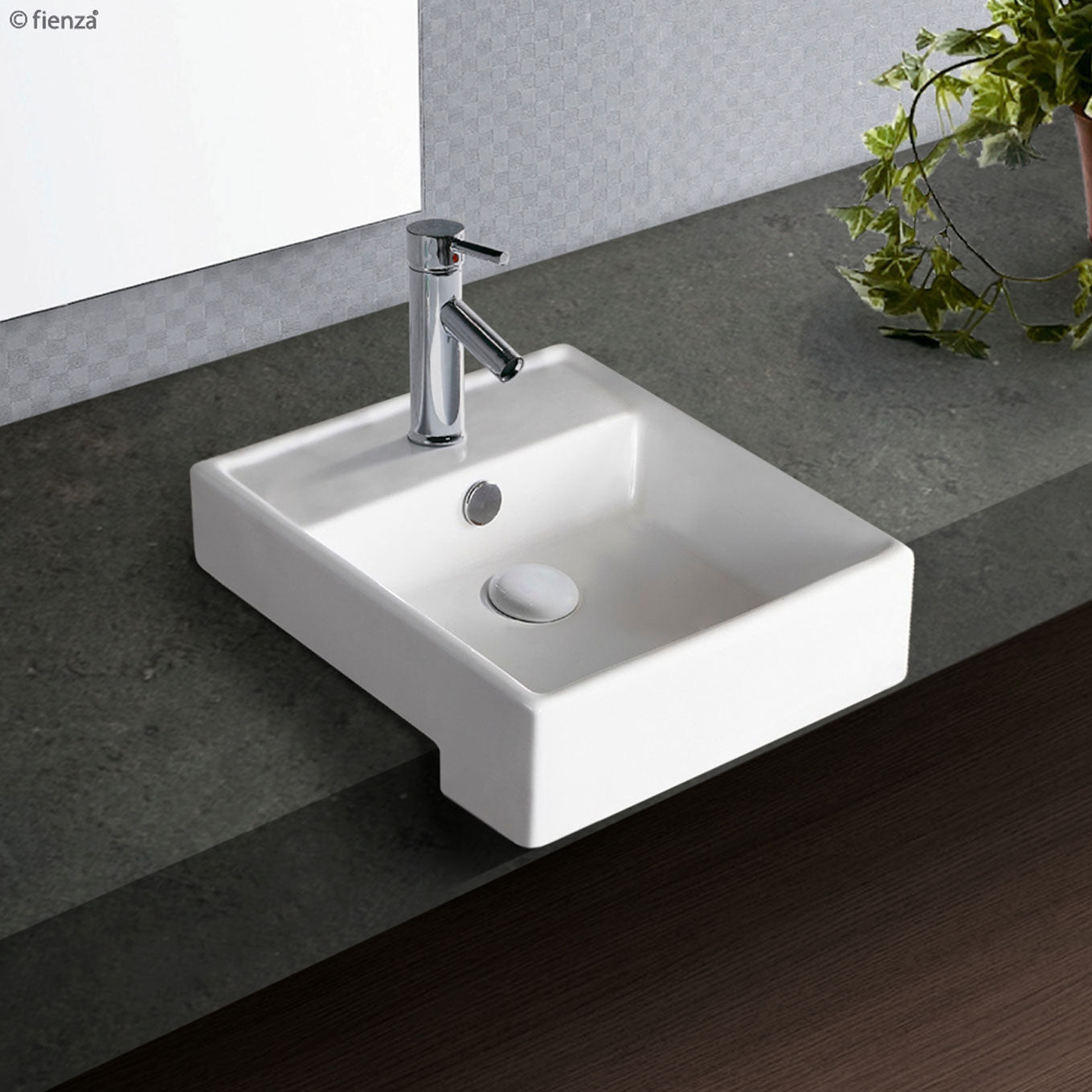 Fienza Helen Junior Semi-Recessed Basin