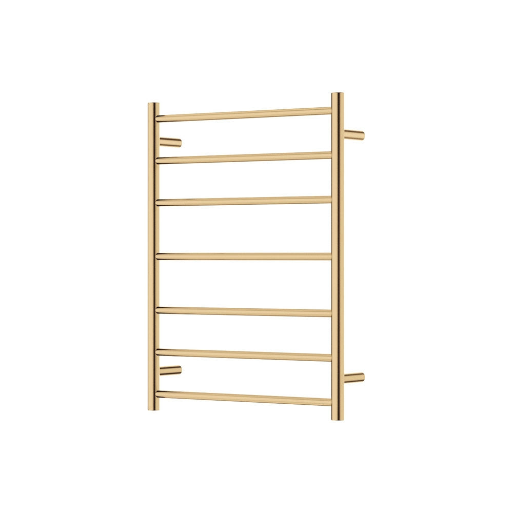 Fienza Isabella Heated Towel Rail, 600 x 800mm, Urban Brass