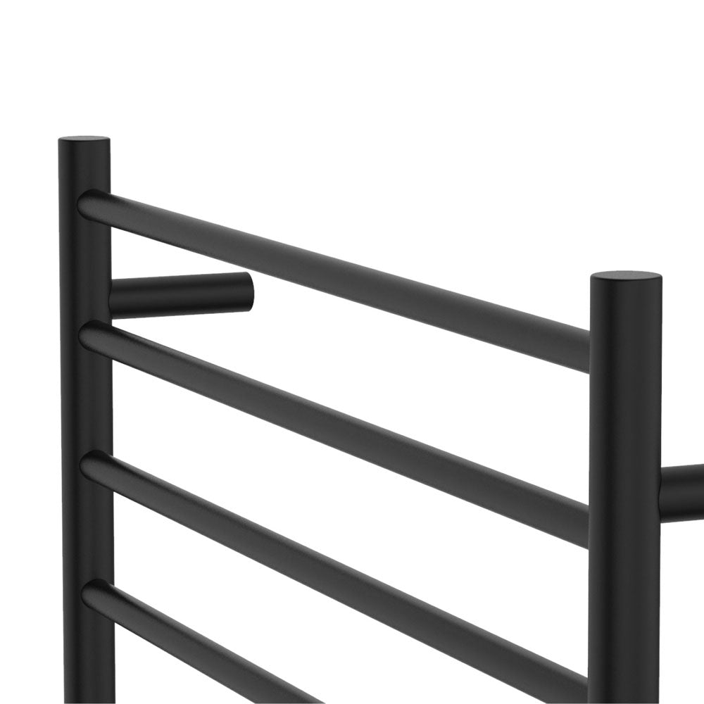 Fienza Isabella Heated Towel Rail, 750 x 700mm, Matte Black