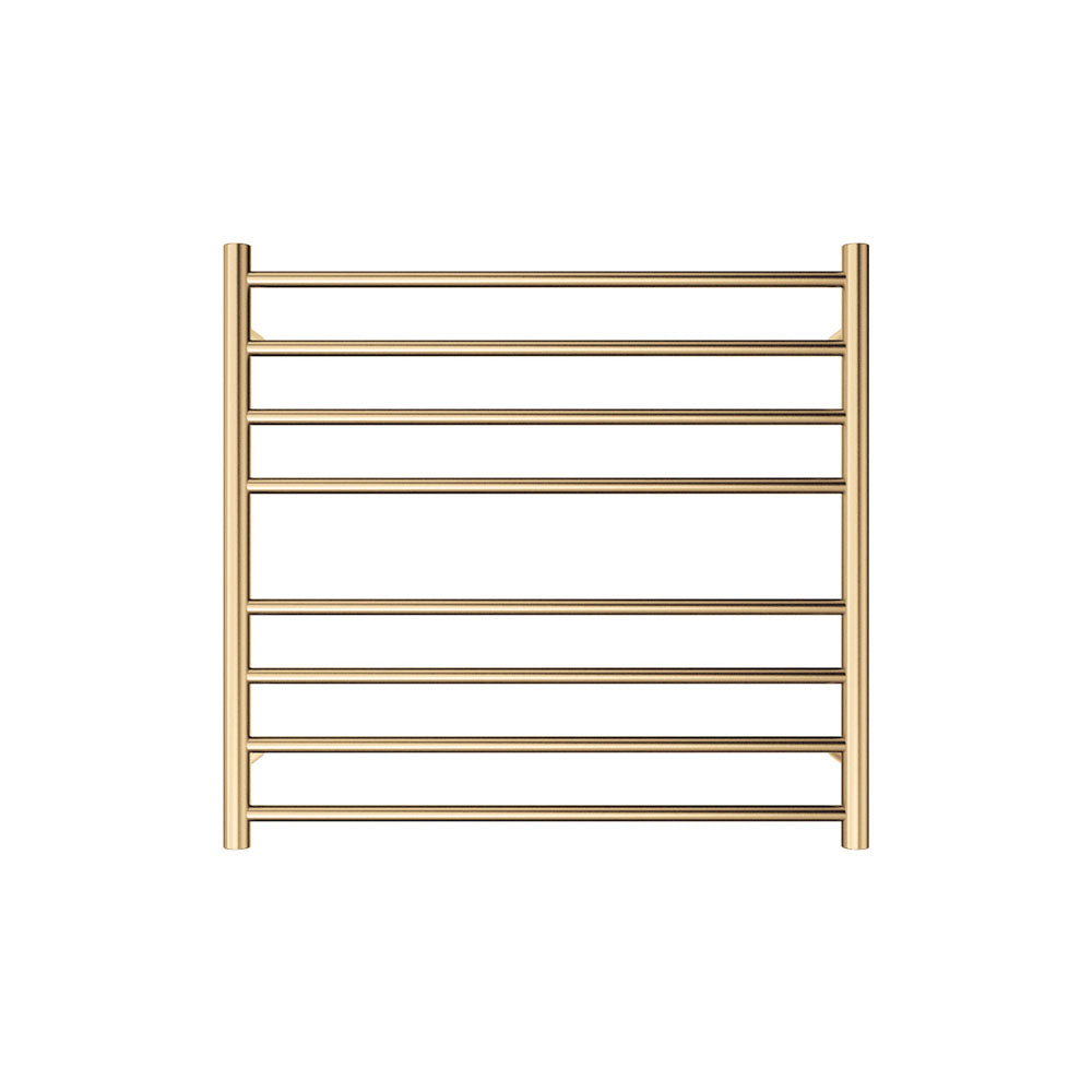 Fienza Isabella Heated Towel Rail, 750 x 700mm, Urban Brass