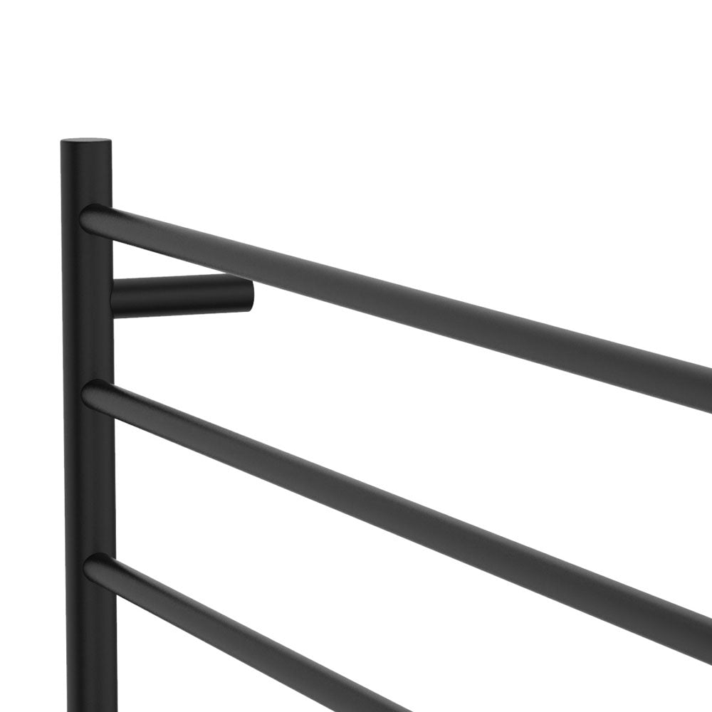 Fienza Isabella Heated Towel Rail, 900 x 750mm, Matte Black