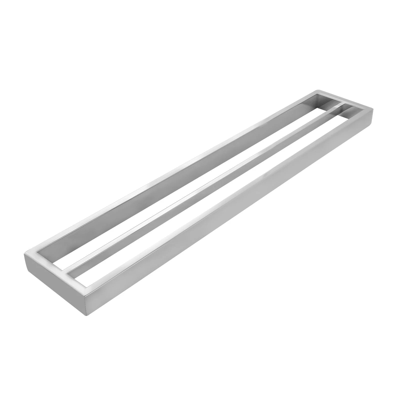 Ivano Series Double Towel Rail: Dual Bars for Ample Towel Storage-600MM-Chrome-CH6402-TR, 2
