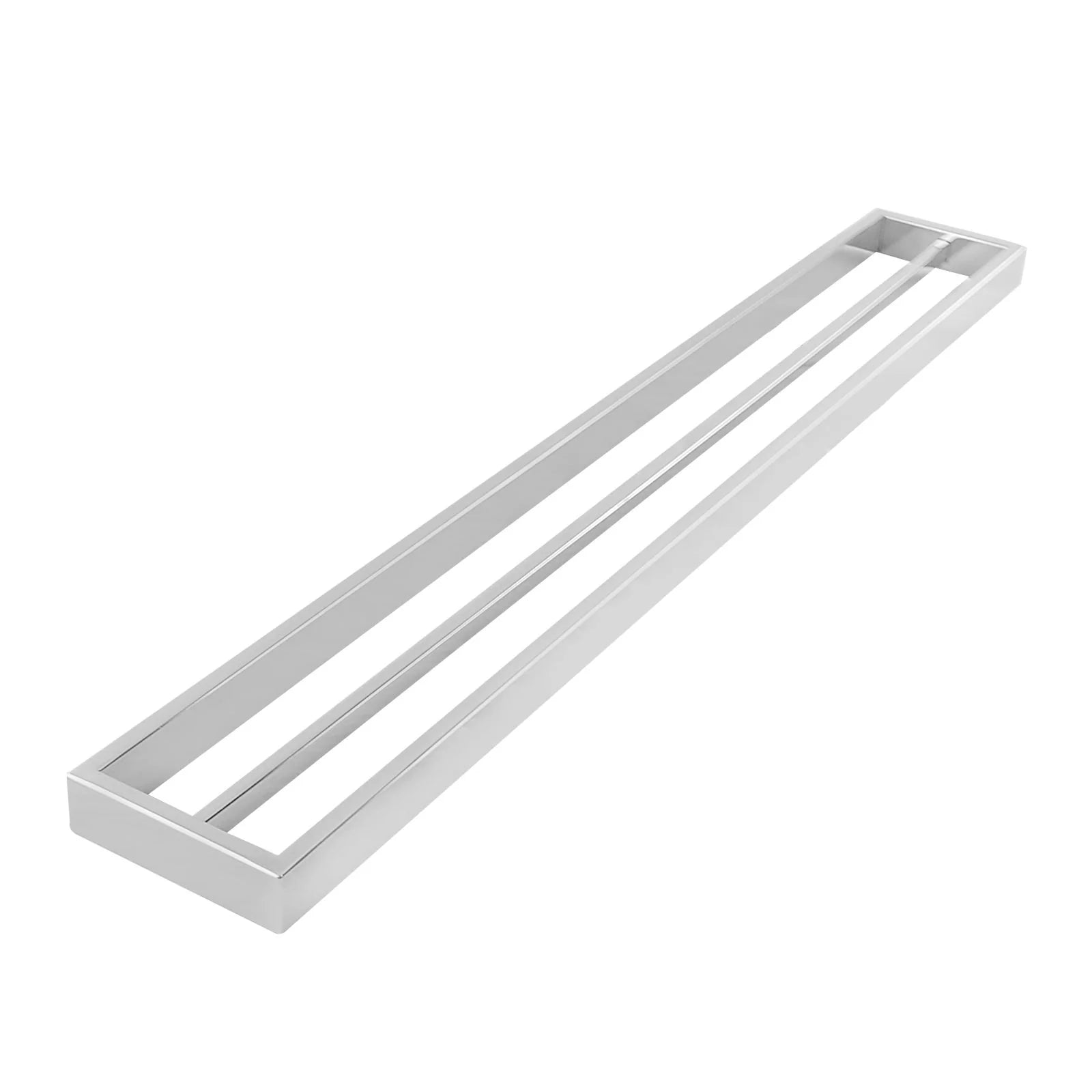 Ivano Series Double Towel Rail: Dual Bars for Ample Towel Storage-800MM-Chrome-CH6402-8-TR