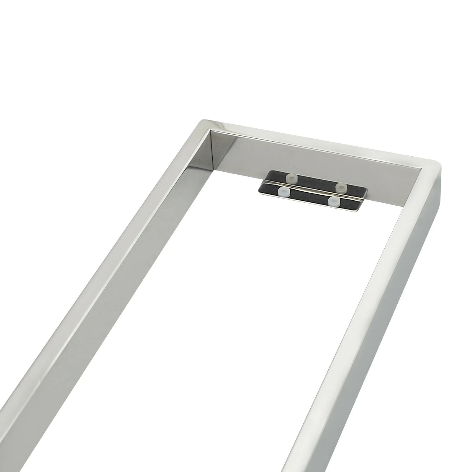 Ivano Series Glass Shelf 600mm: Elegant, Spacious Bathroom Storage Solution-Chrome-CH6414-TR, 2