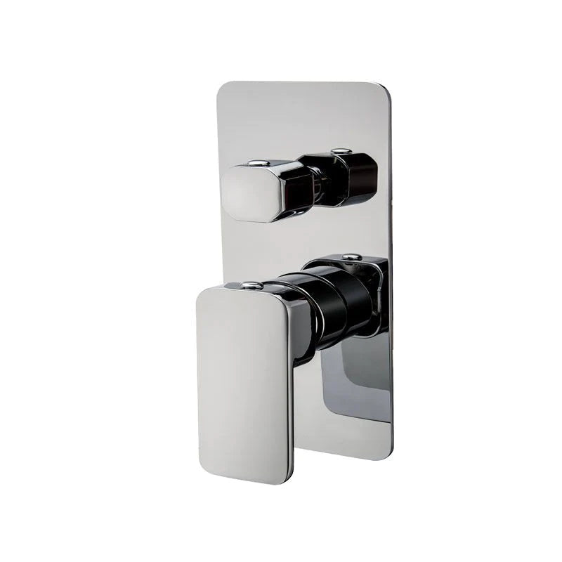 Ivano Series Solid Brass Bath/Shower Wall Mixer: Stylish, Functional Fixture-Chrome-CH0225-2-ST