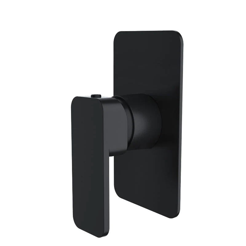 Ivano Series Solid Brass Shower/Bath Wall Mixer: Elegant Bathroom essential-Black-OX0226-2-ST