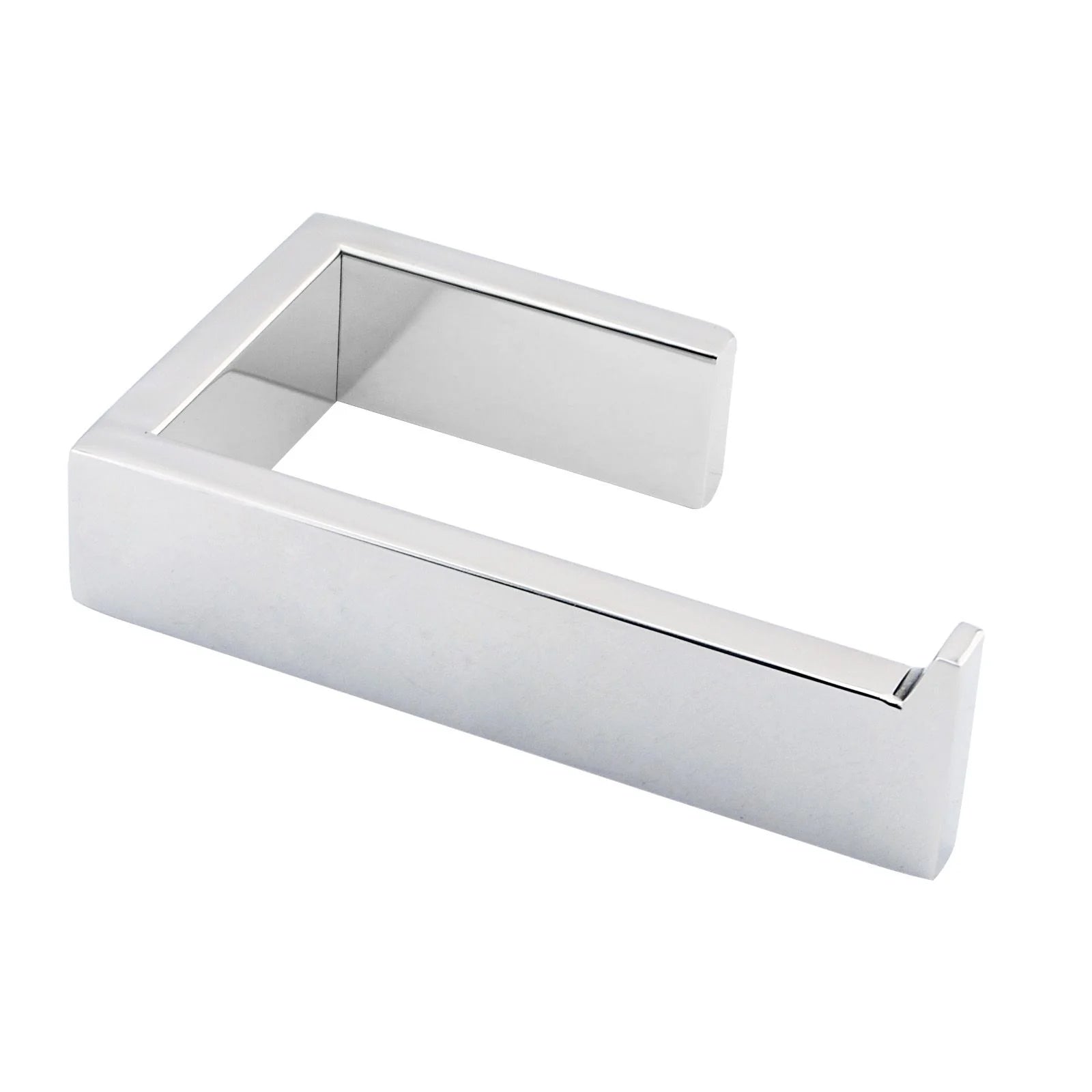 Ivano Series Toilet Paper Holder: Stylish, Sturdy Bathroom Essential-Chrome-CH6408-TR