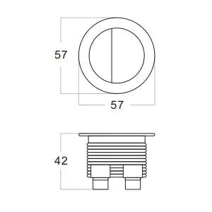 Kasey Back To Wall Toilet Suite: Modern, Space-Saving Design-Black-KDK008C-B/KDK008P-B