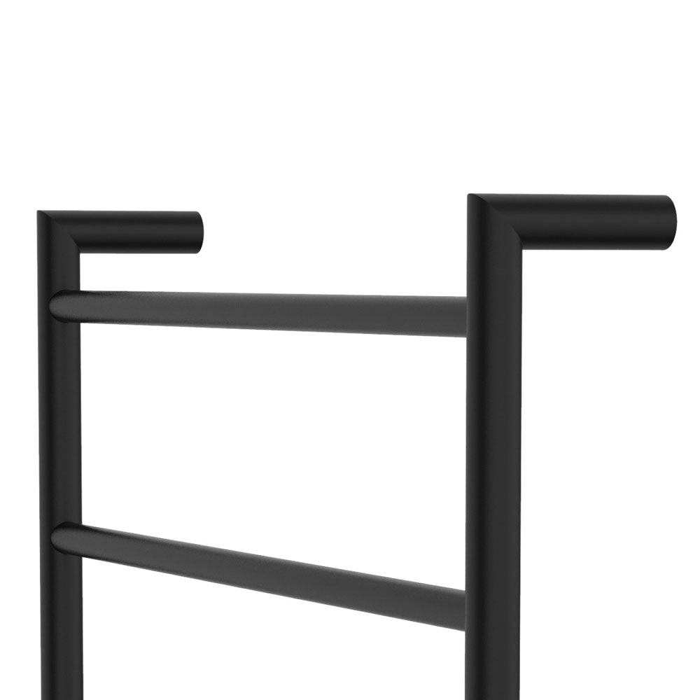 Fienza Kaya Heated Towel Rail, 600 x 1200mm, Matte Black