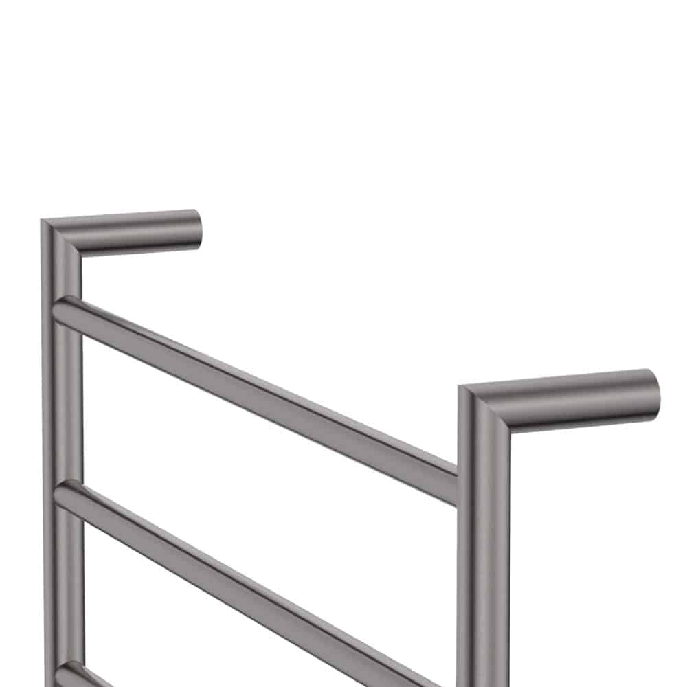 Fienza Kaya Heated Towel Rail, 600 x 450mm, Gun Metal