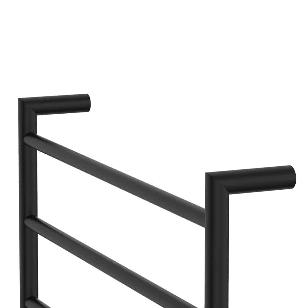 Fienza Kaya Heated Towel Rail, 600 x 450mm, Matte Black