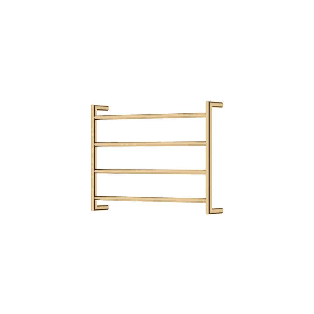 Fienza Kaya Heated Towel Rail, 600 x 450mm, Urban Brass
