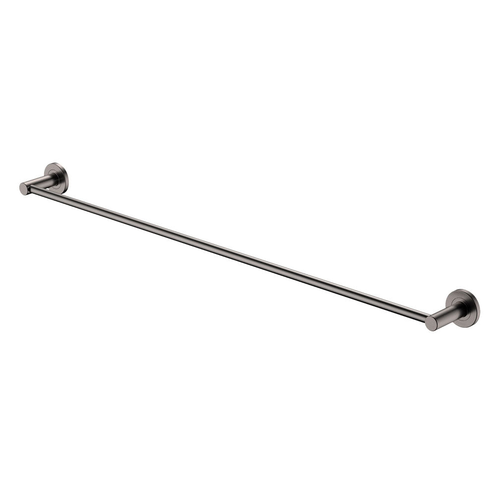 Fienza Kaya Single Towel Rail, 900mm, Gun Metal