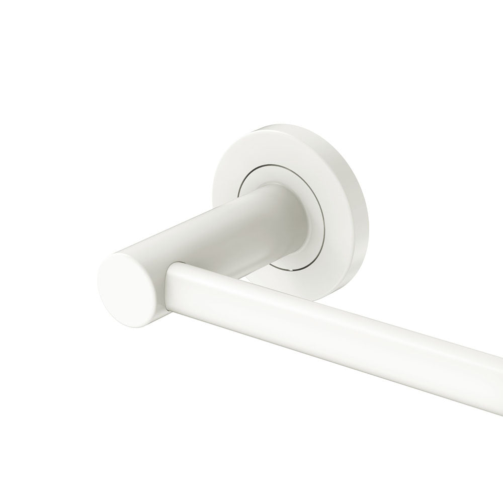 Fienza Kaya Single Towel Rail, 900mm, Matte White