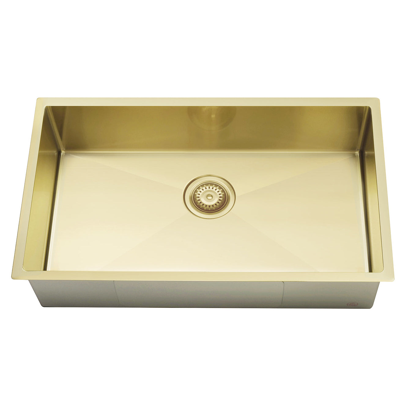 Kitchen Sink - Single Bowl 760 x 440 - Brushed Bronze Gold