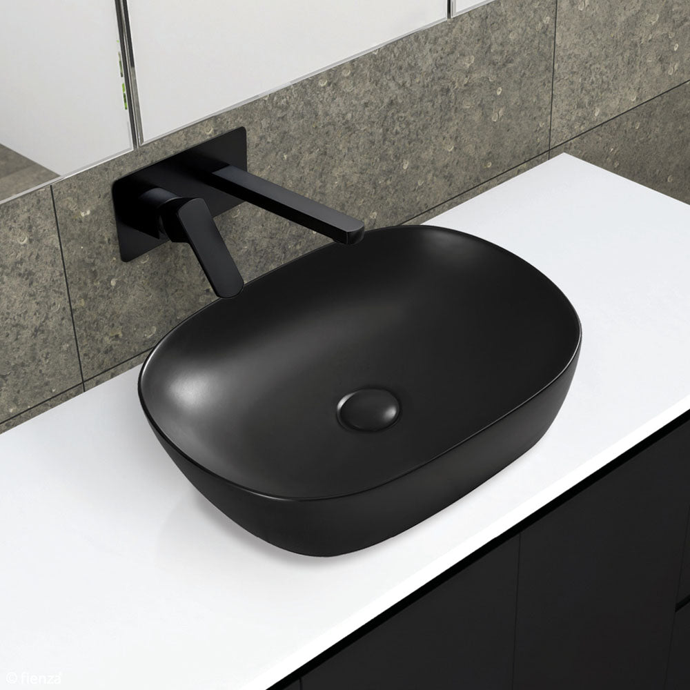 Fienza Koko 465 Matte Black Above Counter Basin