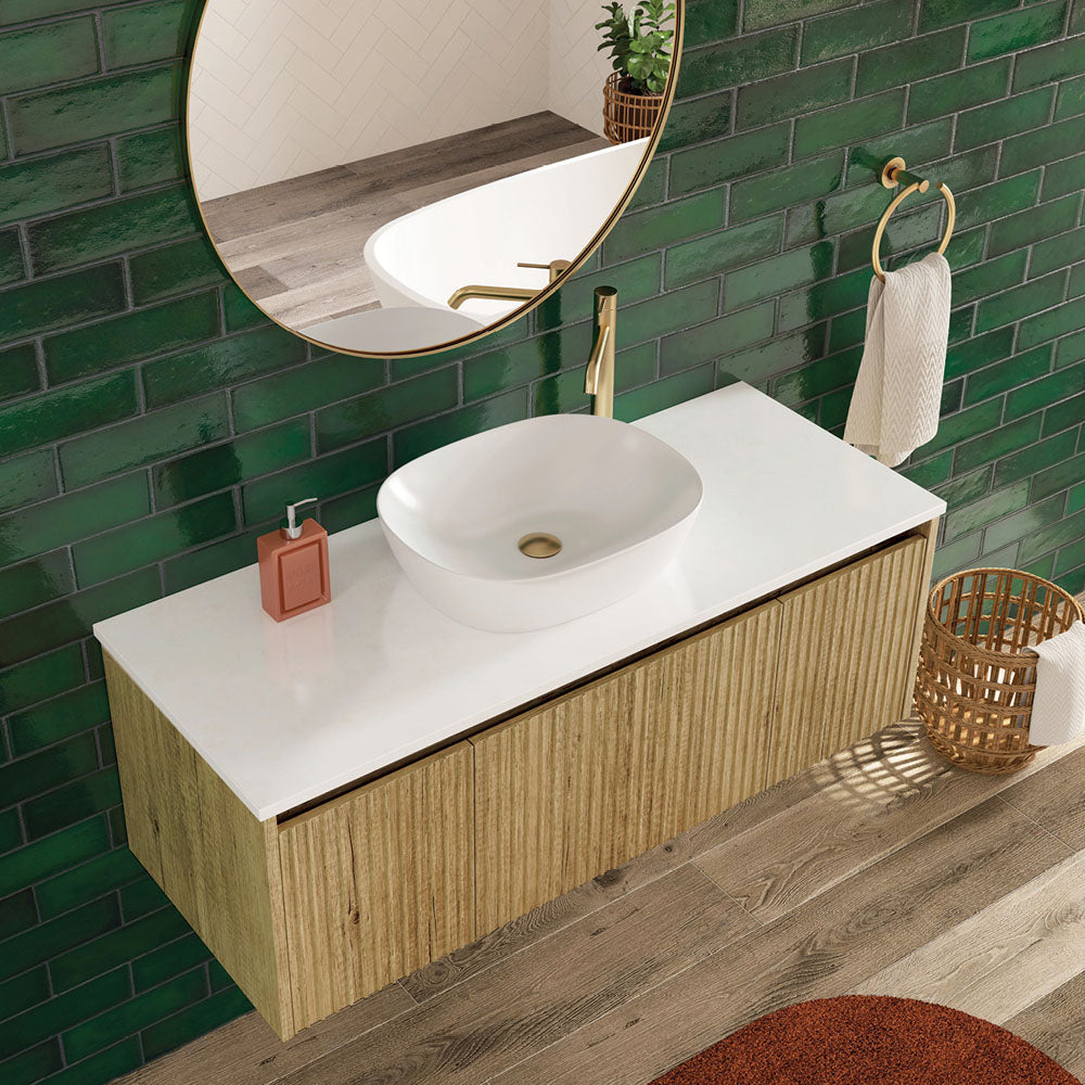 Fienza Koko 465 Matte White Above Counter Basin