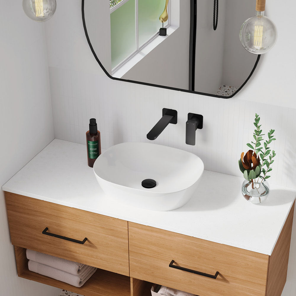 Fienza Koko 465 Matte White Above Counter Basin