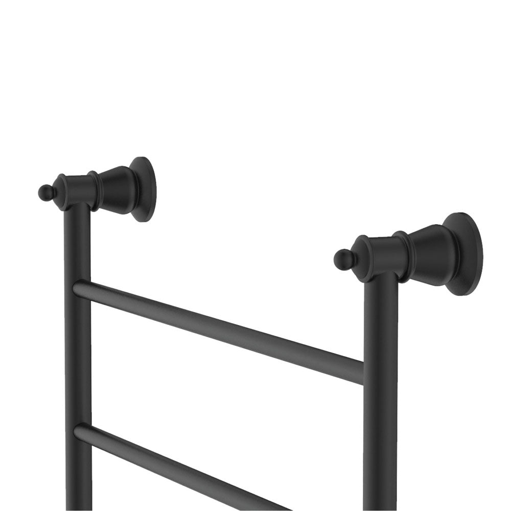 Fienza Lillian Heated Towel Rail, 600 x 800mm, Matte Black