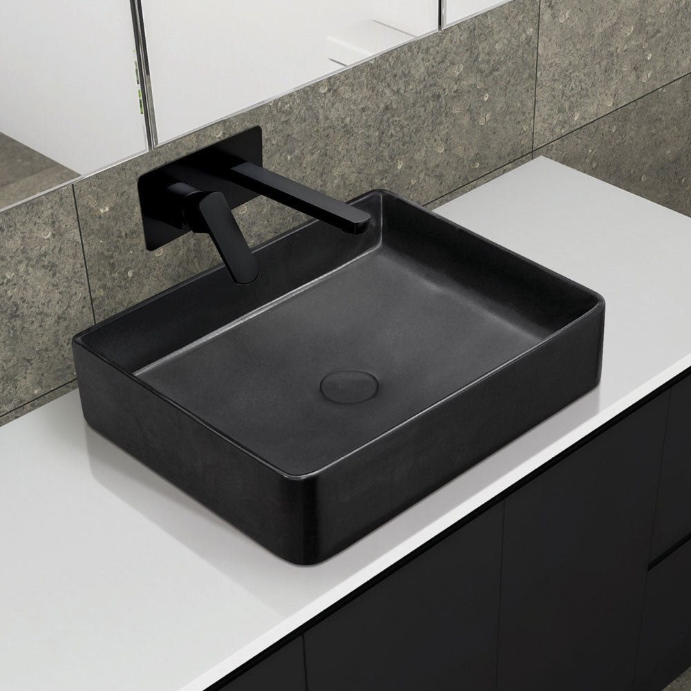 Fienza Luciana Above Counter Basin, Matte Black