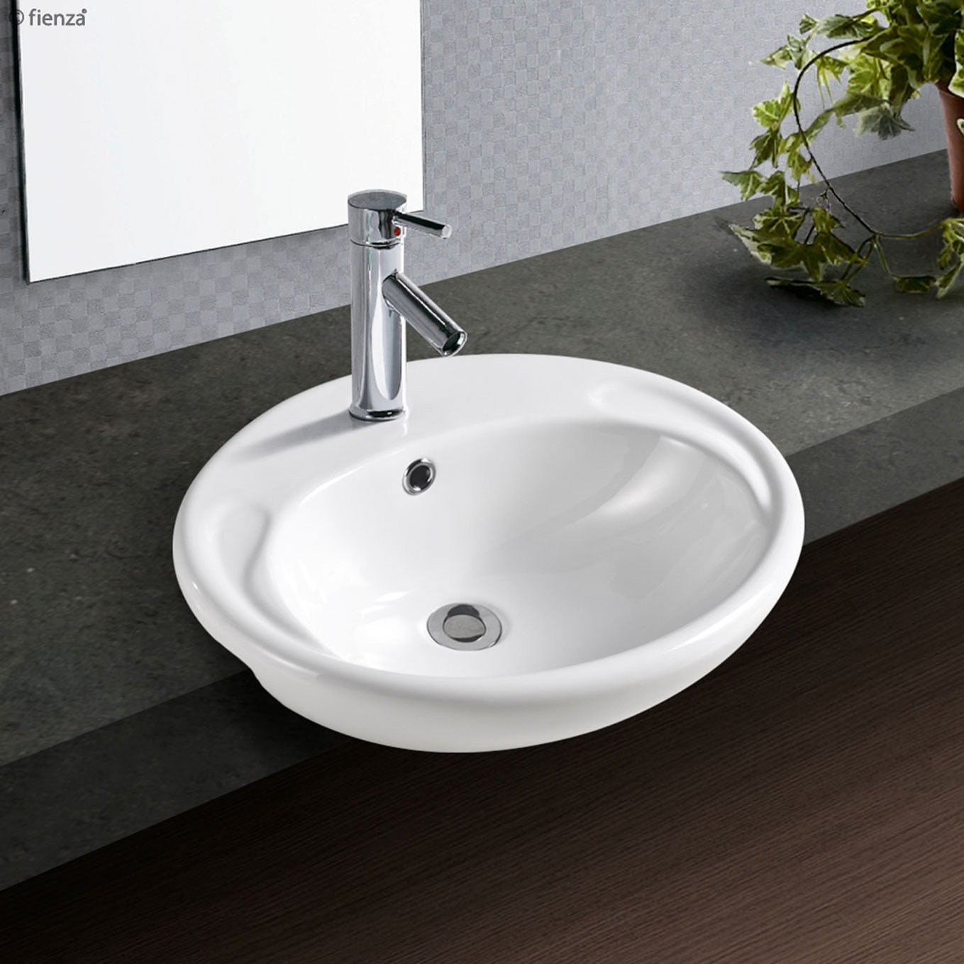 Fienza Micki Semi-Recessed Basin