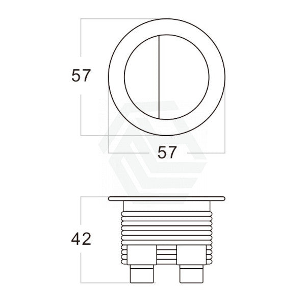 PB-RBN Press Button: Smart Control in one Touch, size