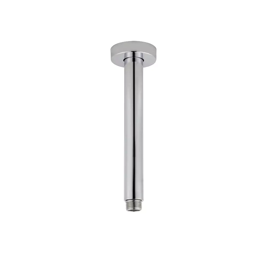 Pentro Round Ceiling Shower Arm: Modern Sleek And Stylish-200mm-Brushed Nickel