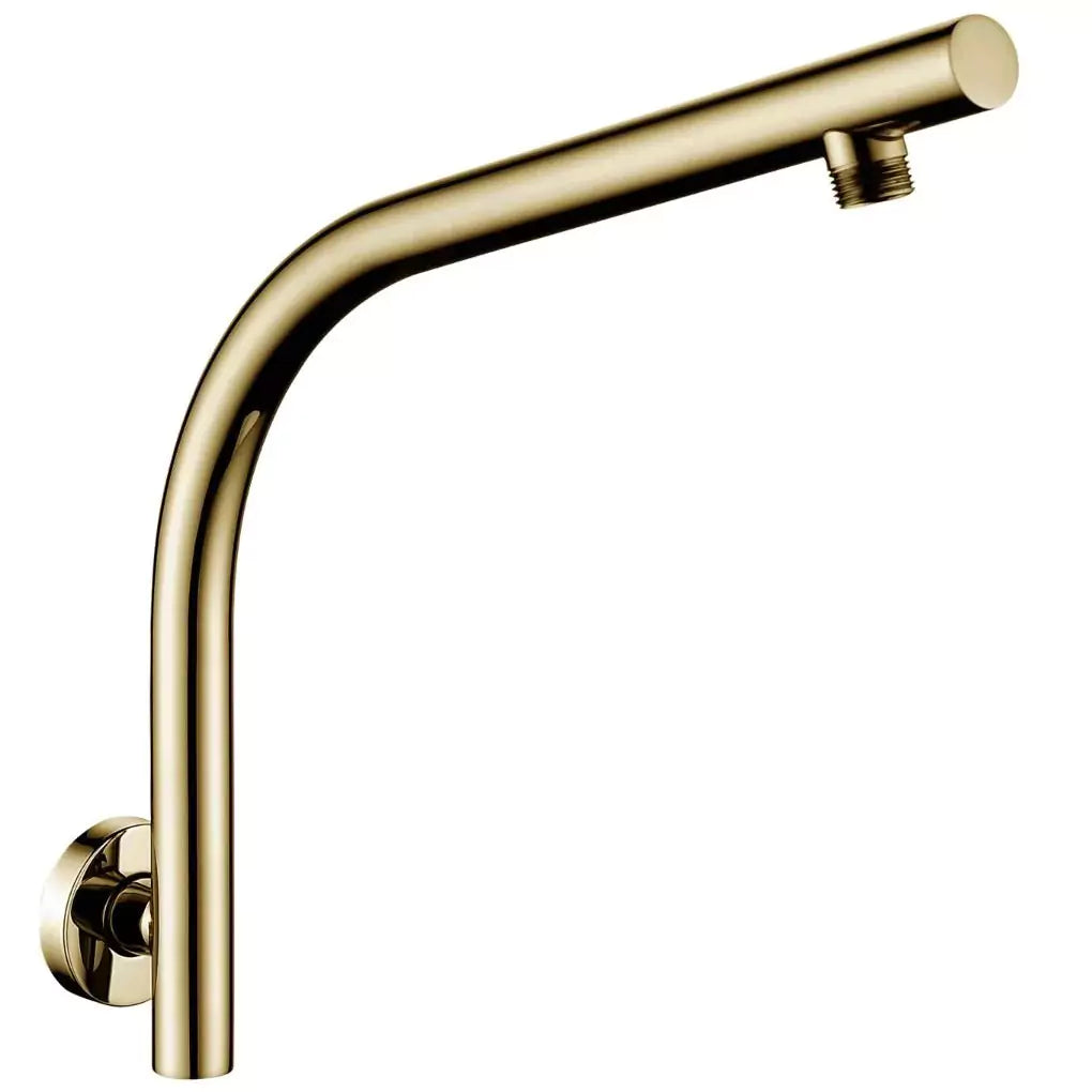 Pentro Wall Mounted Shower Arm: Modern, Sleek Design For A Stylish Bathroom-Se27.04-Brushed Yellow Gold