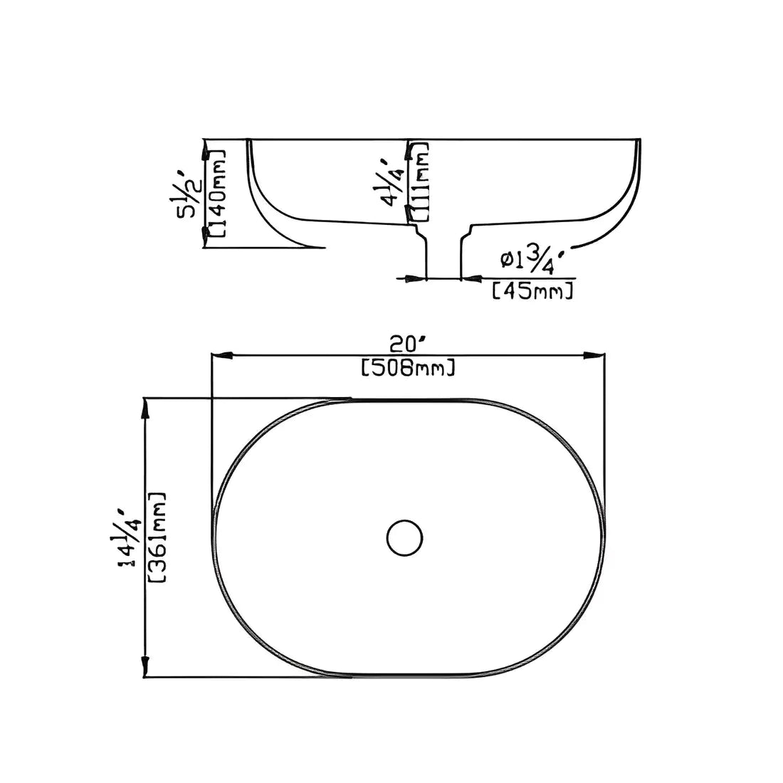 Quartz Art Basin 508mm: Stylish and Compact Basin for Modern Bathrooms-Matte Grey-QZ50836-MG