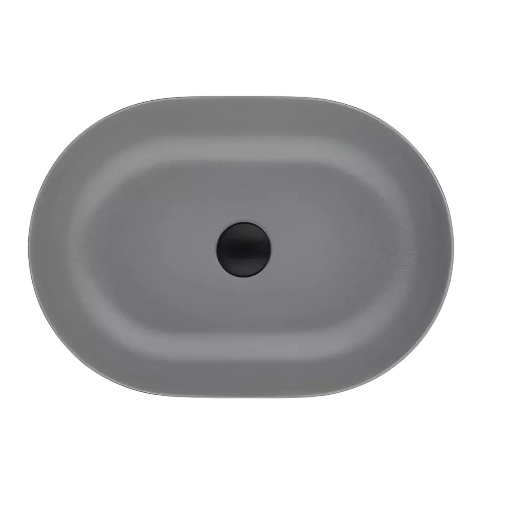 Quartz Art Basin 508mm: Stylish and Compact Basin for Modern Bathrooms-Matte Grey-QZ50836-MG