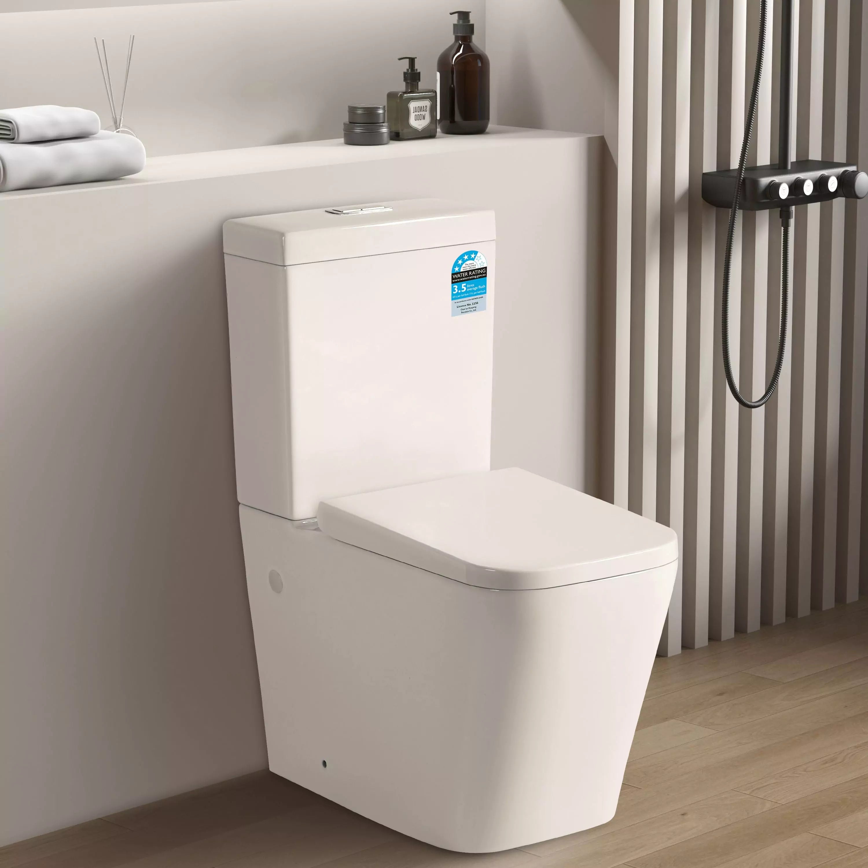 Qubist BTW Toilet Suite:Sleek Modern Bathroom Fixture KDK003-5