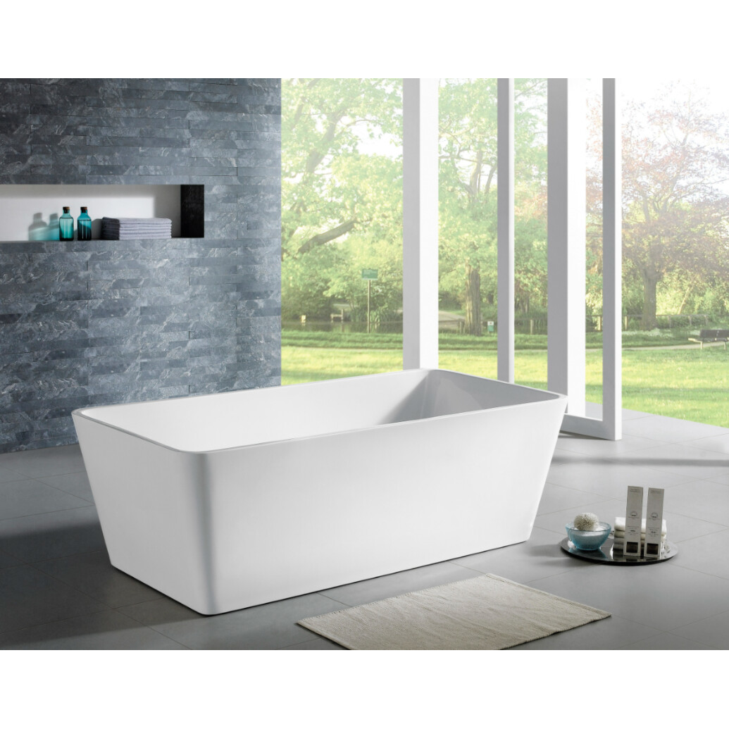 Qubist Free Standing Bathtub QBT - Elegant Bath Fixture KBT-2