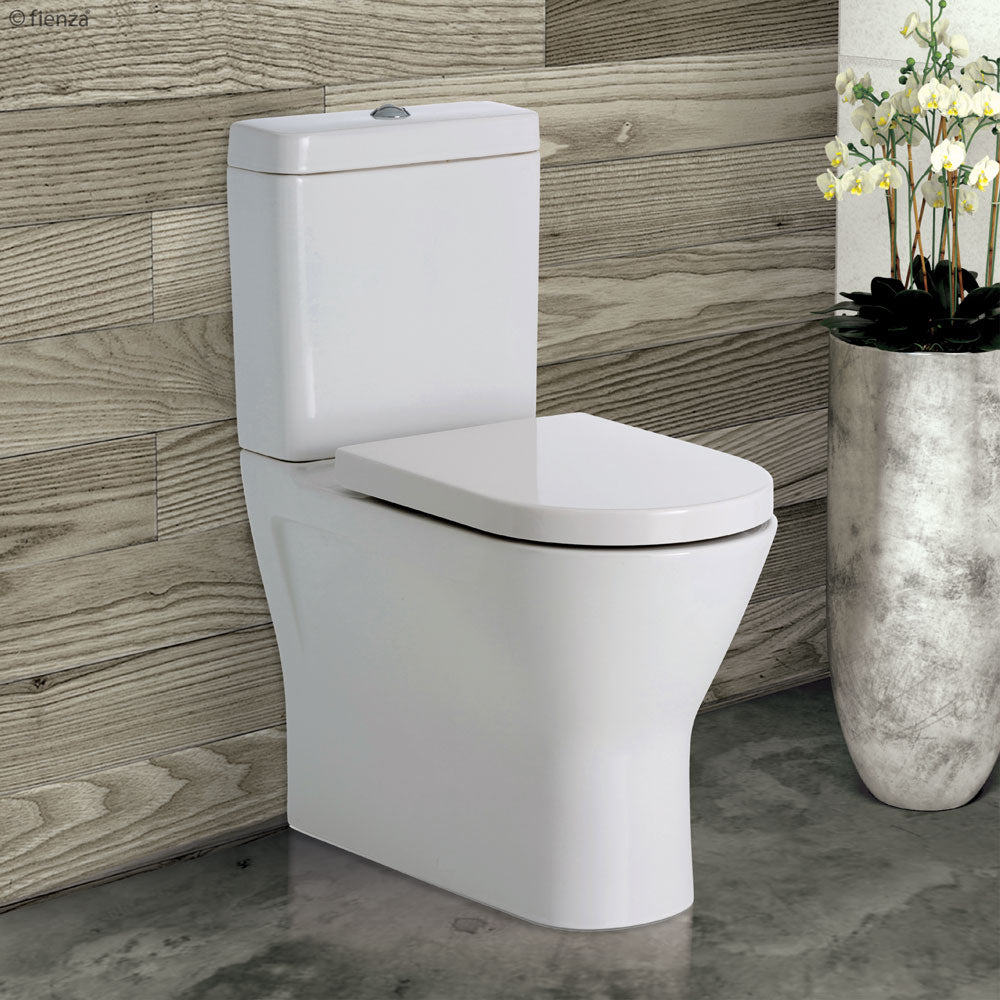 Fienza RAK Resort Back-to-Wall Toilet Suite, Top Inlet