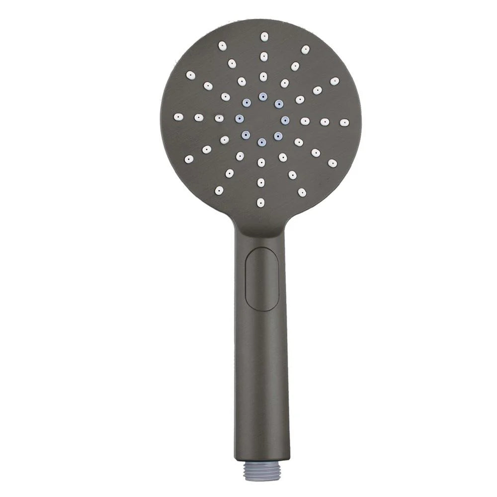 Round 3 Function Handheld Shower: A Handheld Showerhead with Three Functions-GM-R11.HHS-Gun Metal Grey