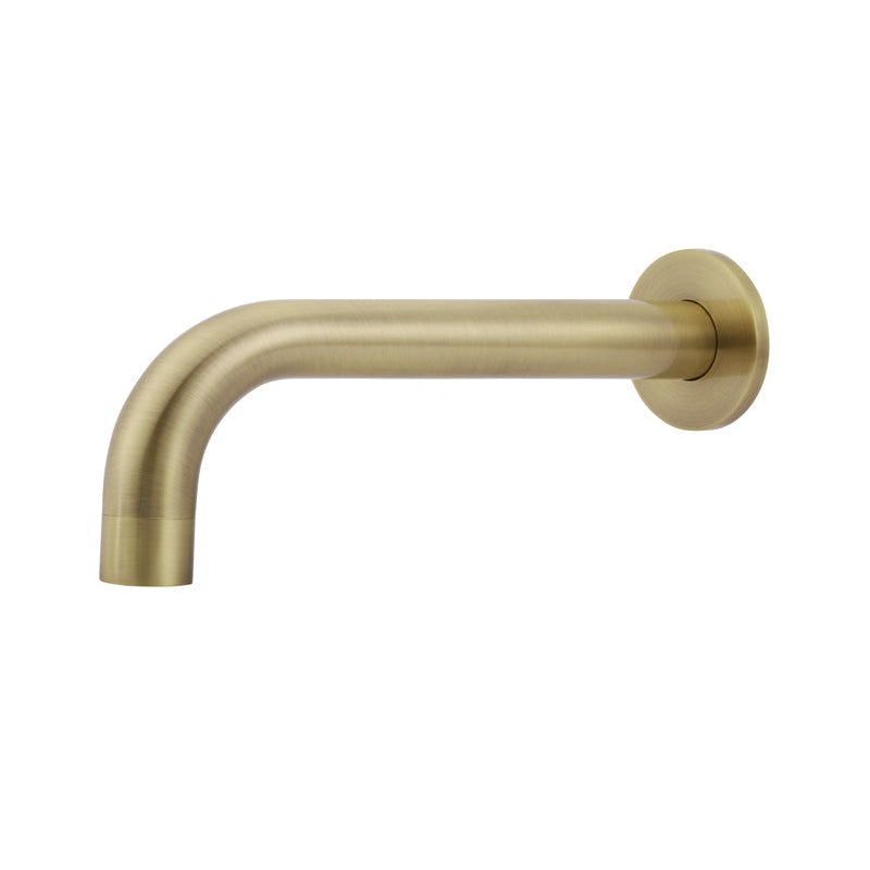 Round Curved Spout - PVD Tiger Bronze