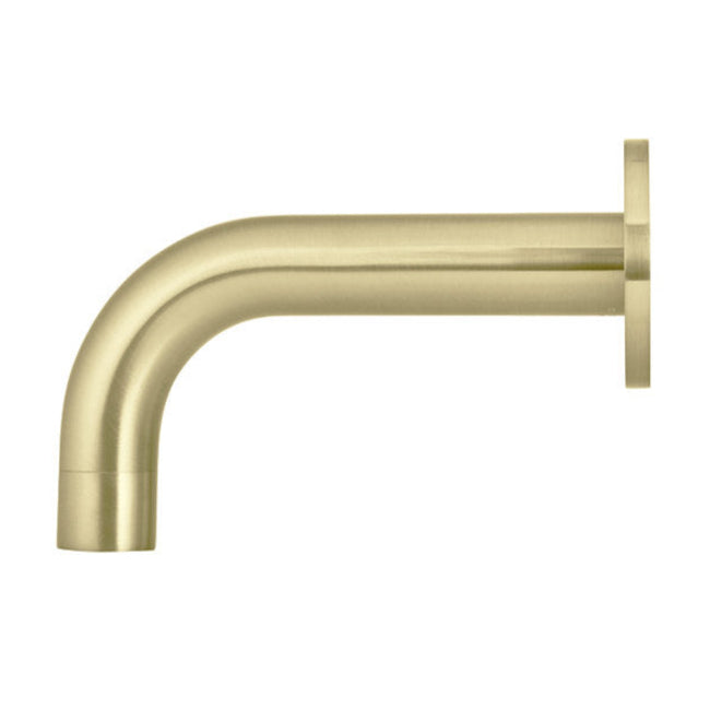 Meir Round Curved Spout 130mm - PVD Tiger Bronze
