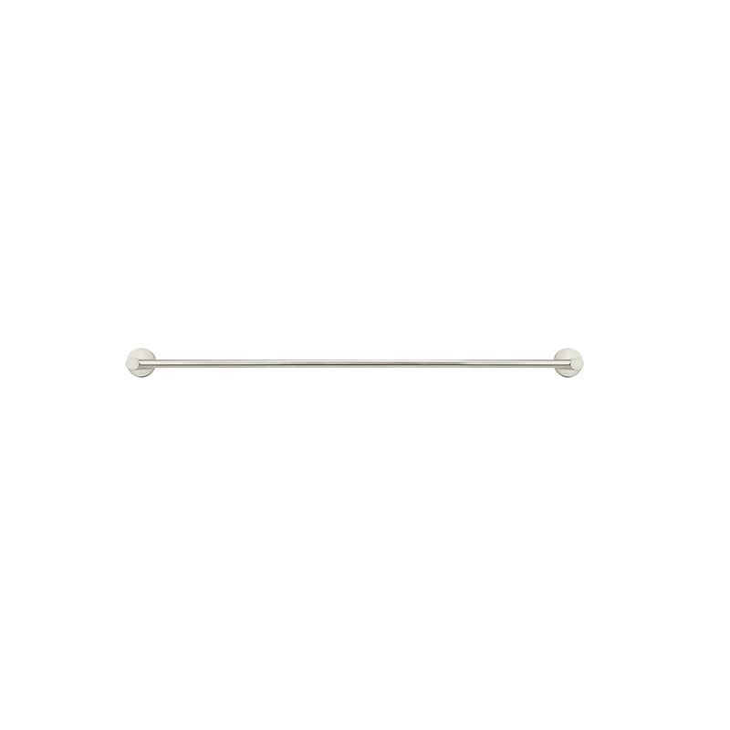 Meir Round Single Towel Rail 600mm - PVD Brushed Nickel